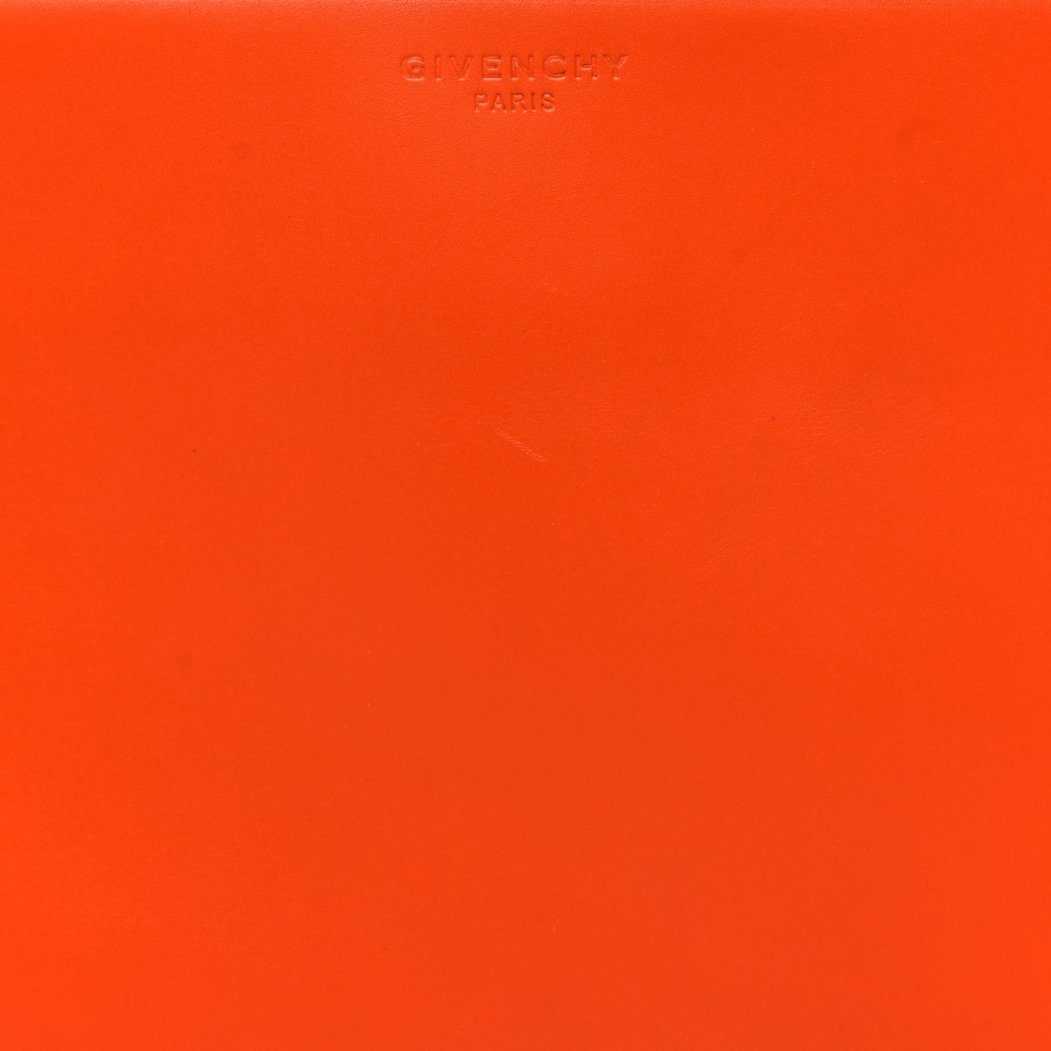 Givenchy Calfskin Zip Pouch Orange 8 of 10