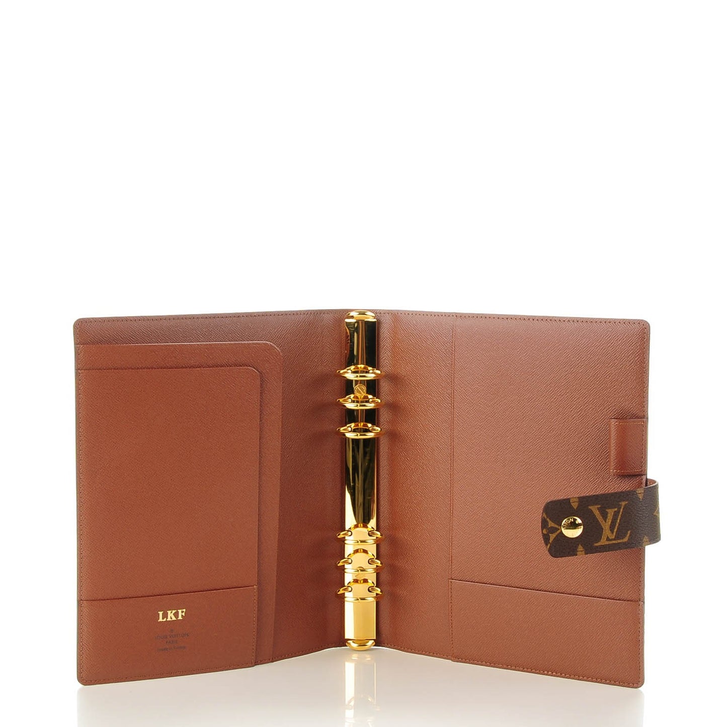 Monogram Large Ring Agenda Cover