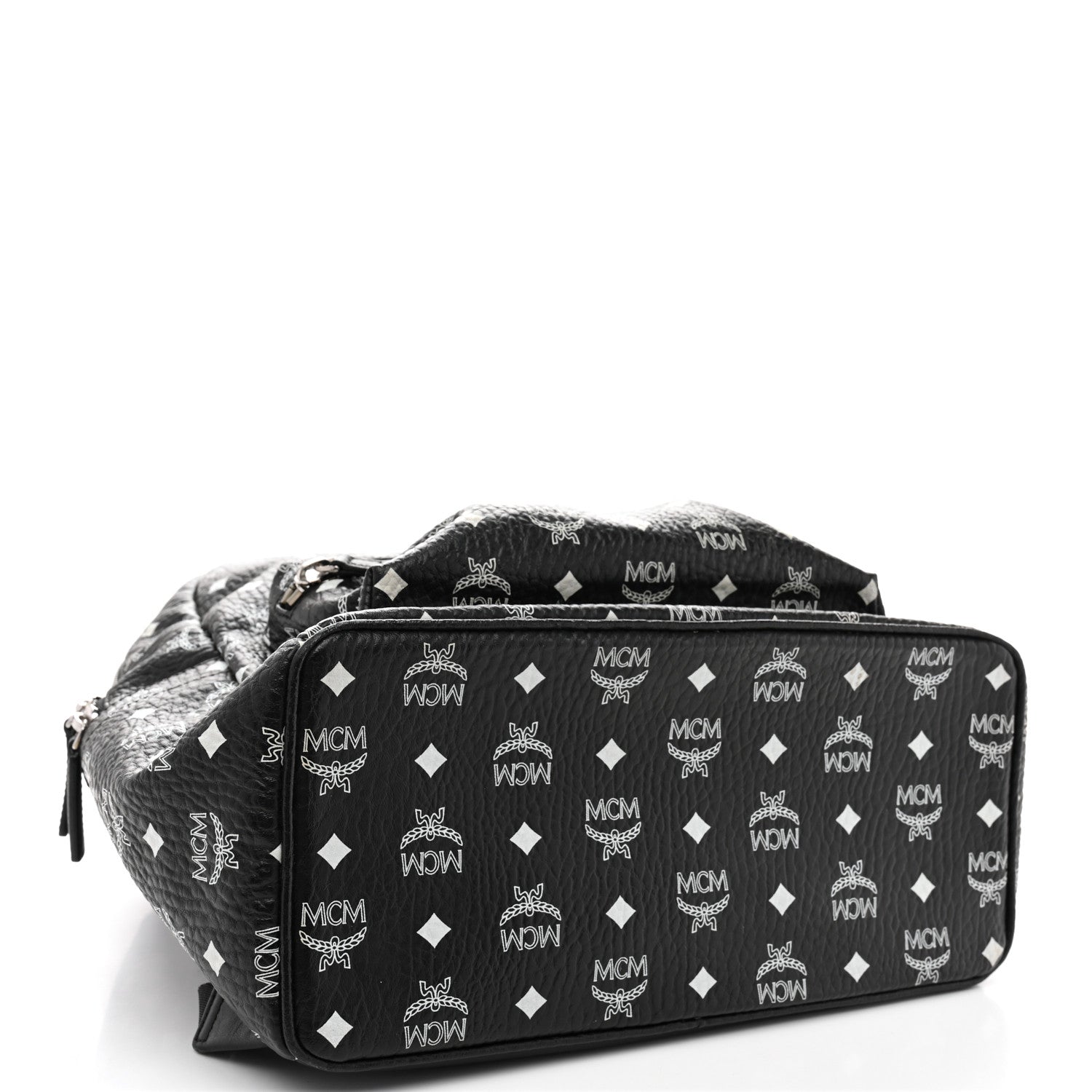 MCM Visetos Medium Stark Backpack Black 4 of 14