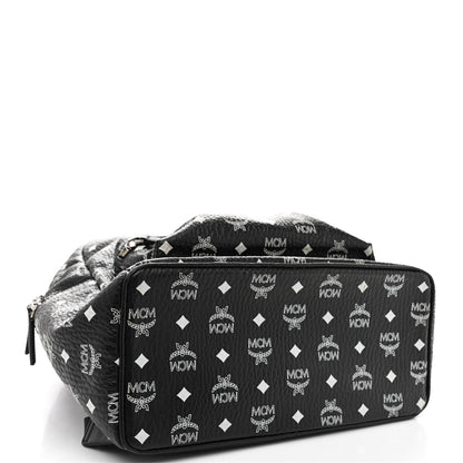 MCM Visetos Medium Stark Backpack Black 4 of 14