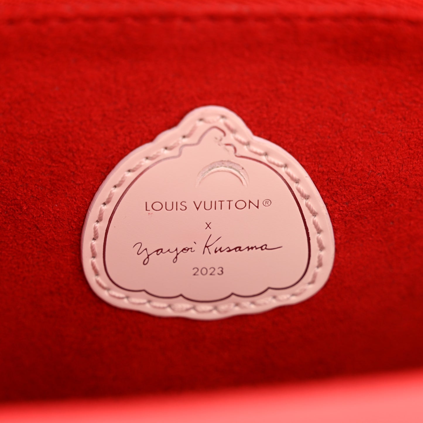 LV X YK Monogram Kusama Epi Cluny Mini White Red