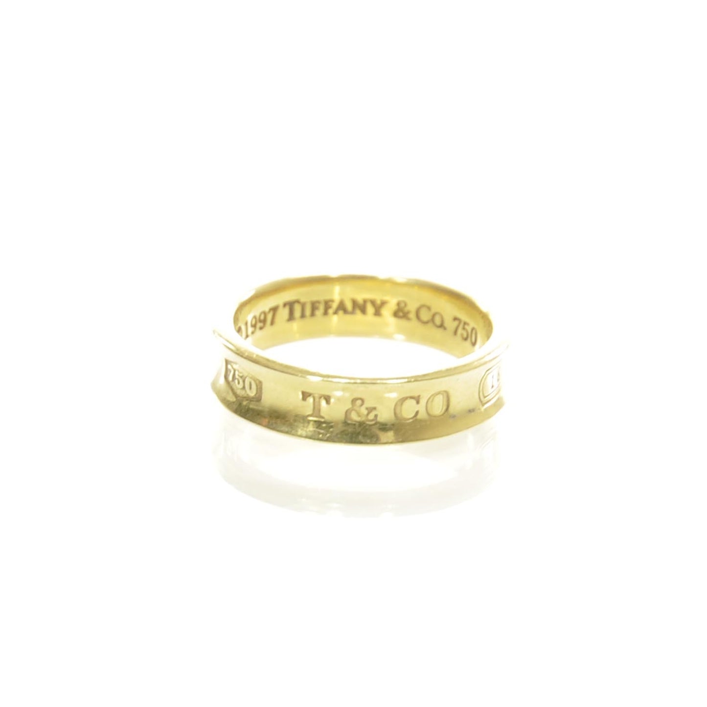 18k Yellow Gold 1837 Ring Size 10