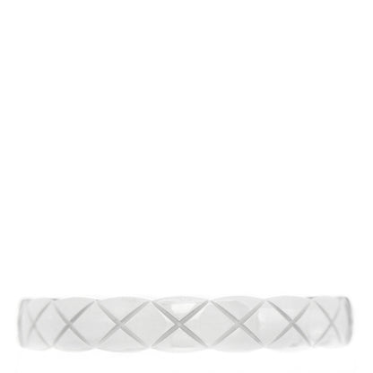 Chanel 18K White Gold Mini Coco Crush Ring 51 5.75 1 of 5