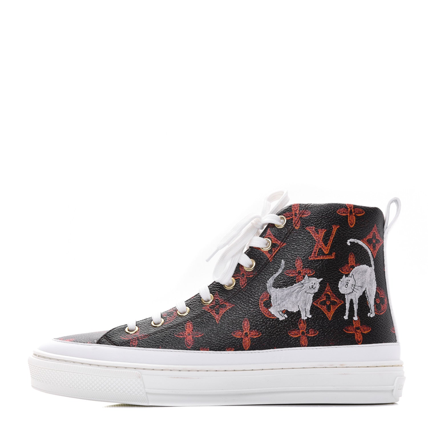 Louis Vuitton Catogram Stellar Sneaker Boots 38 Marron 1 of 10