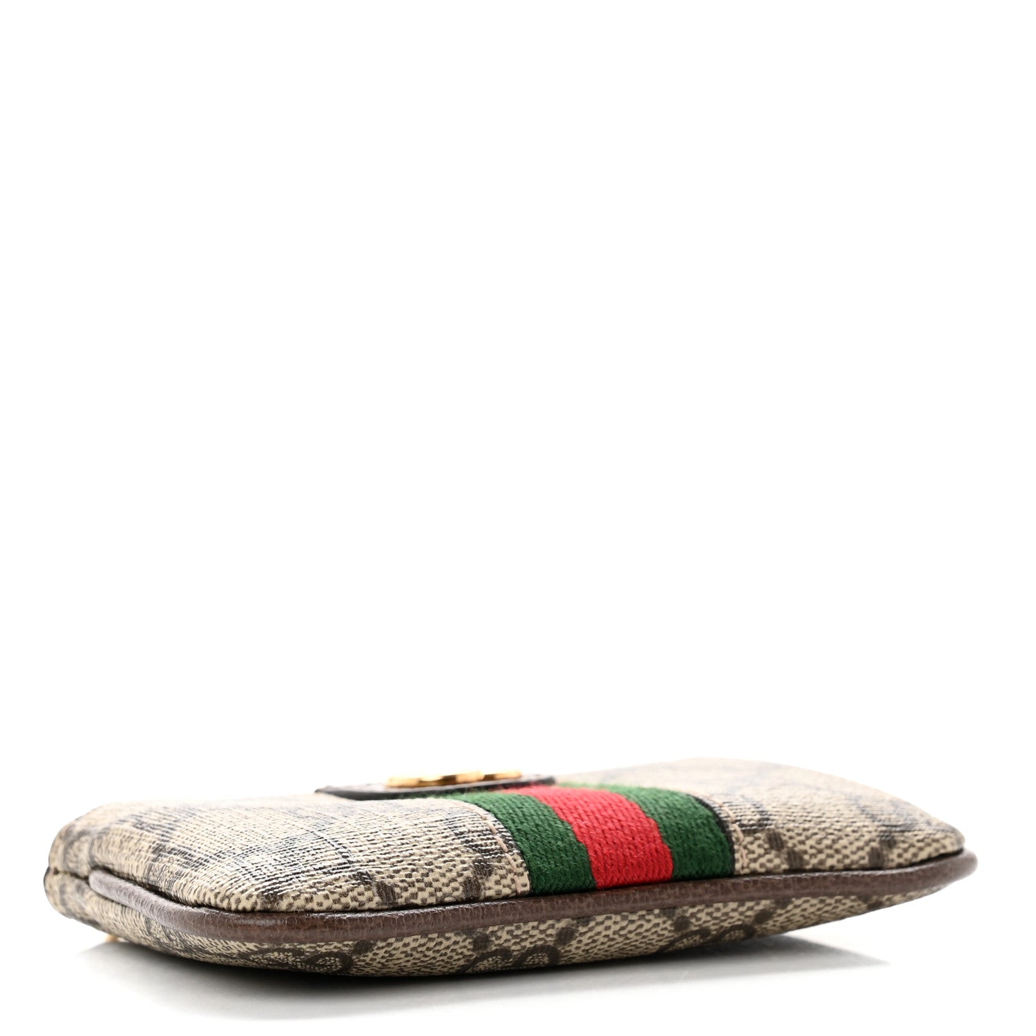 Gucci GG Supreme Monogram Web Ophidia Key Case Beige New Acero 4 of 7