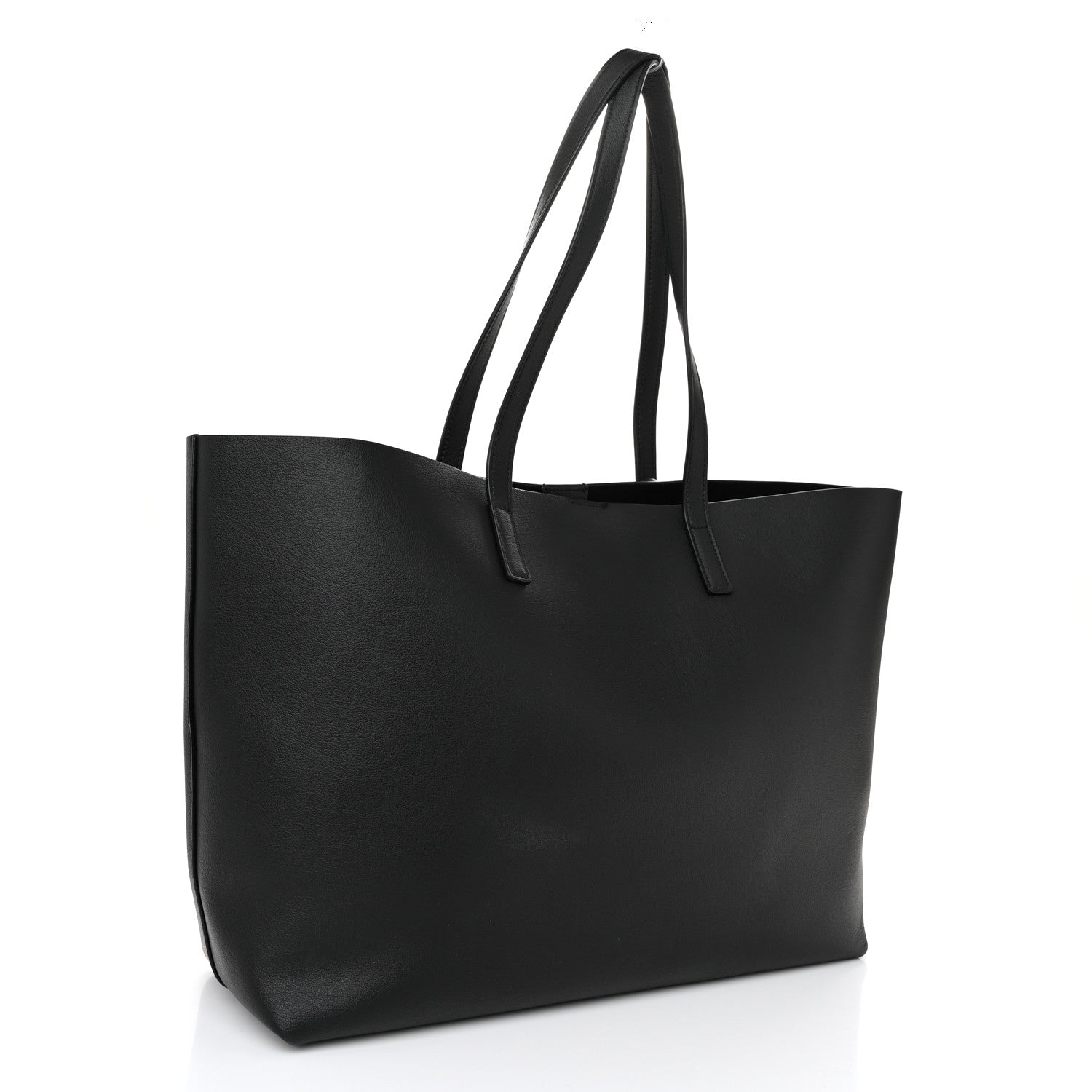 Saint Laurent Calfskin Large Shopping Tote Black 4 of 11
