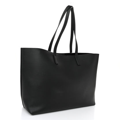 Saint Laurent Calfskin Large Shopping Tote Black 4 of 11