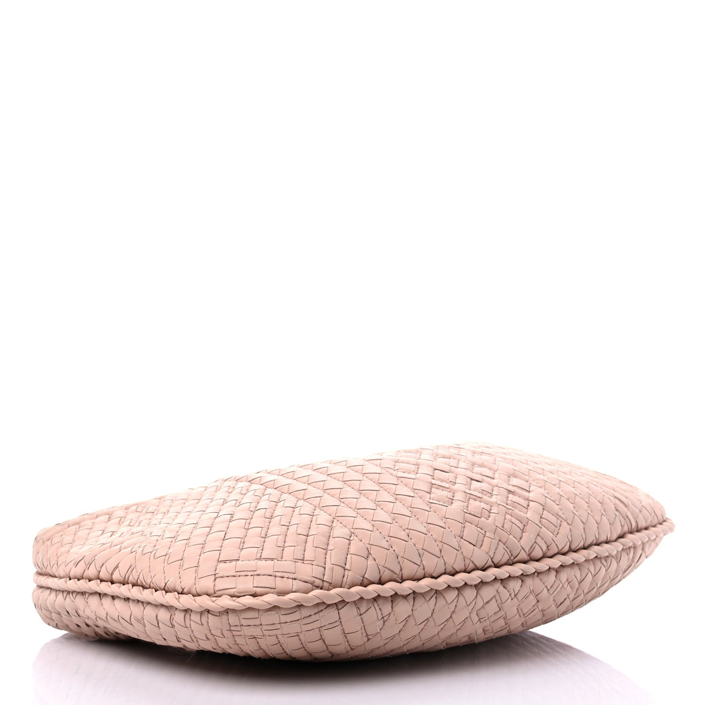 Nappa Intrecciato Fuzzy Medium Veneta Hobo Flamingo