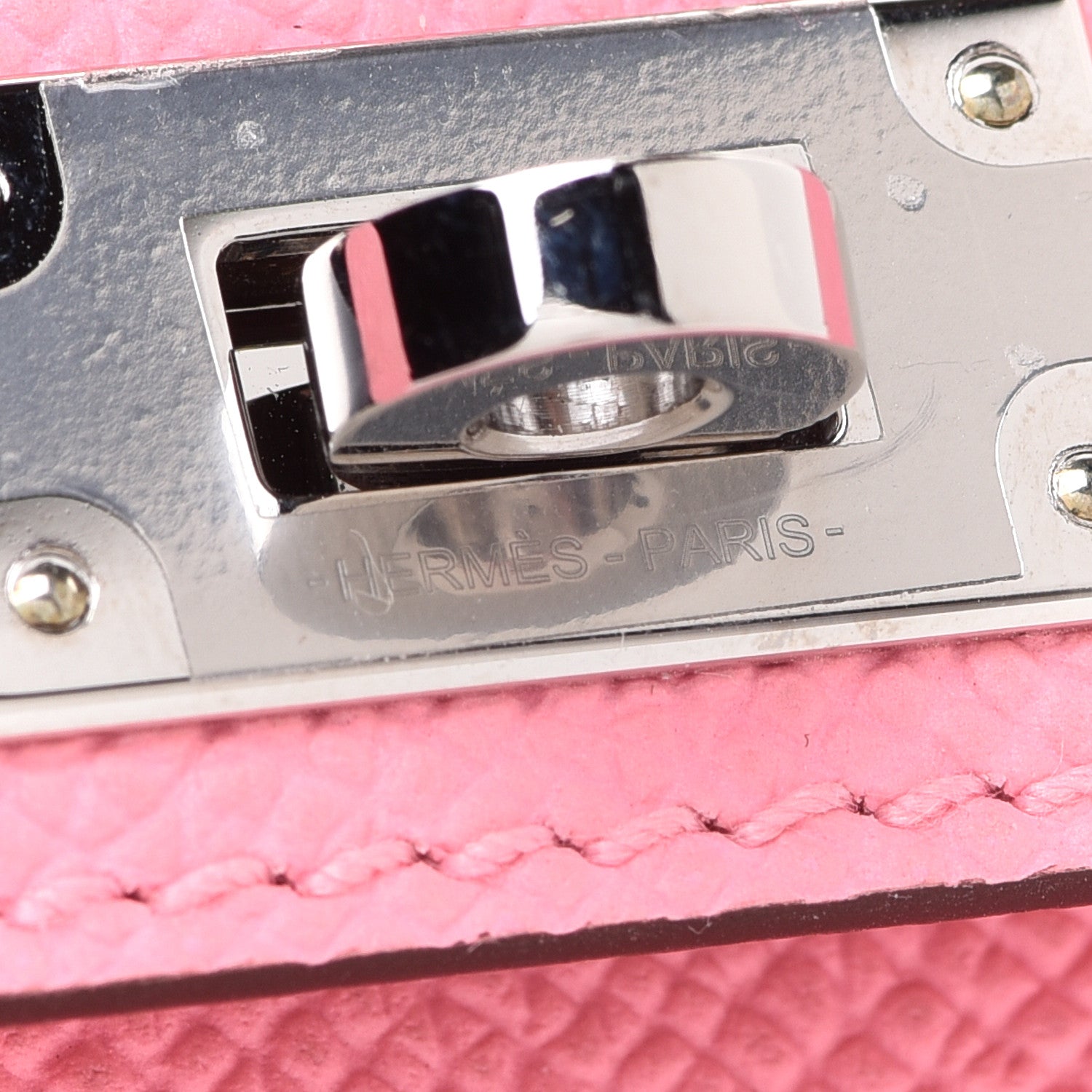 Hermes Swift Epsom Pocket Kelly Shoulder Strap Rose Azalee Rose Confetti 6 of 7