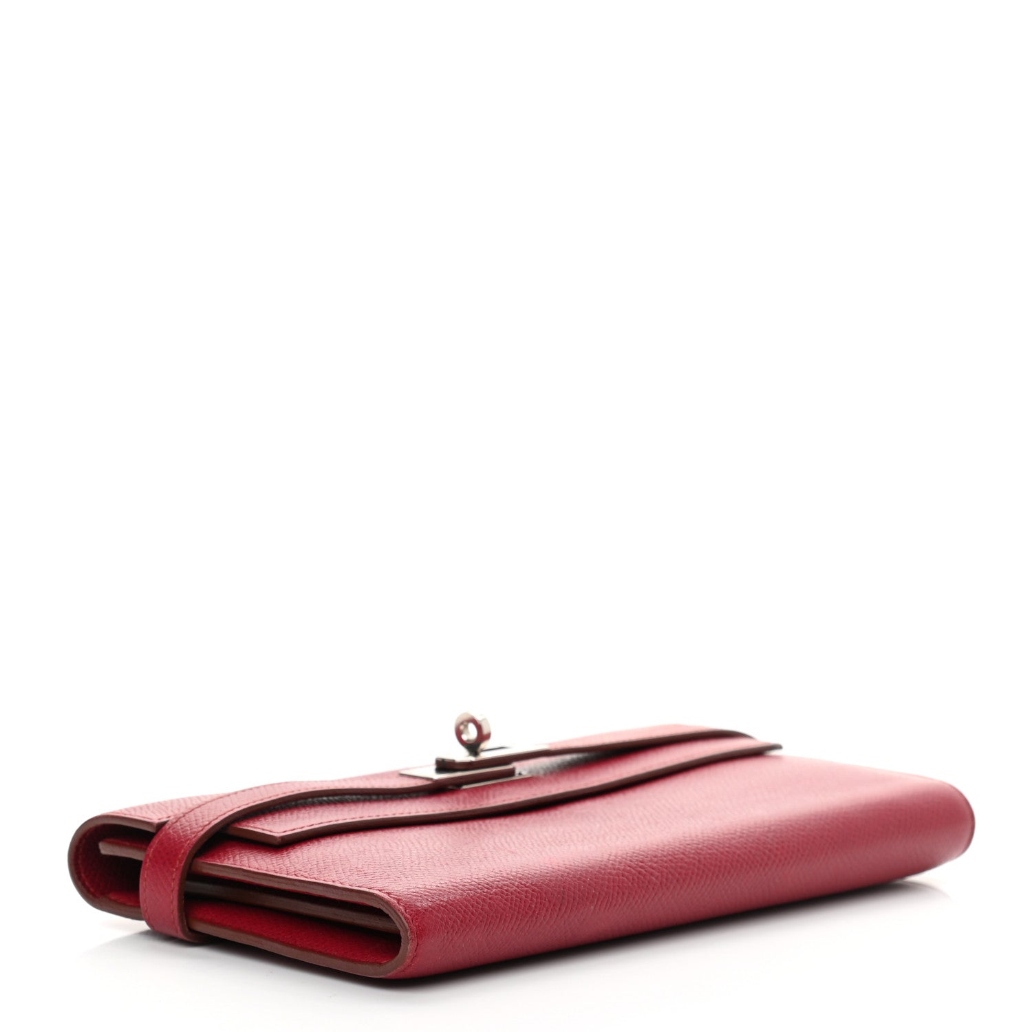 Hermes Epsom Kelly Longue Wallet Rouge Grenat 4 of 16