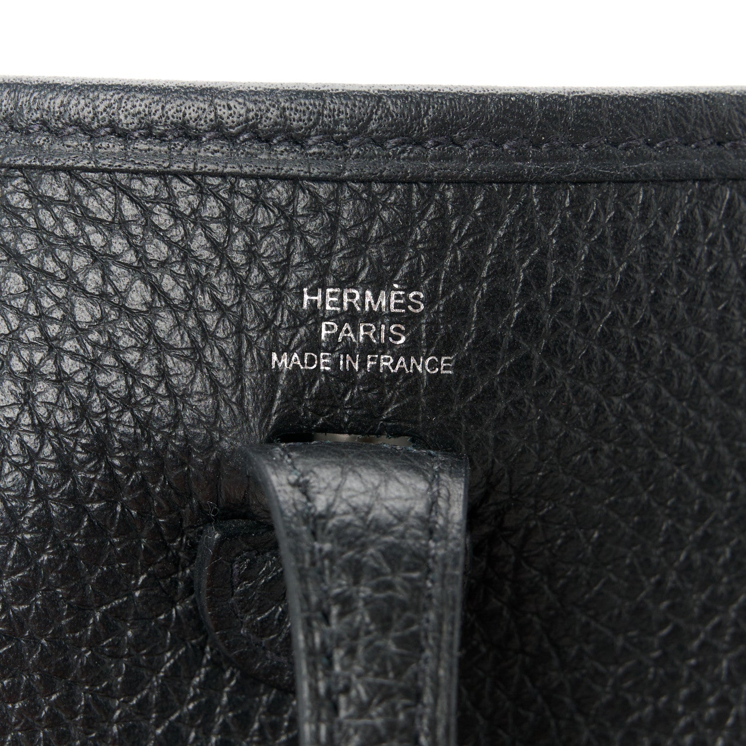 Hermes Taurillon Clemence Evelyne TPM Black 6 of 10
