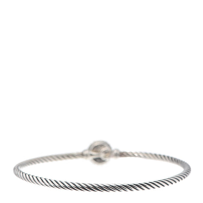 David Yurman Sterling Silver Black Onyx 3mm Chatelaine Bracelet 3 of 4