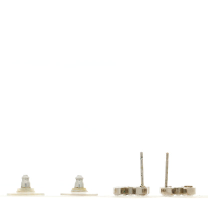 Chanel Crystal CC Earrings Silver 3 of 5
