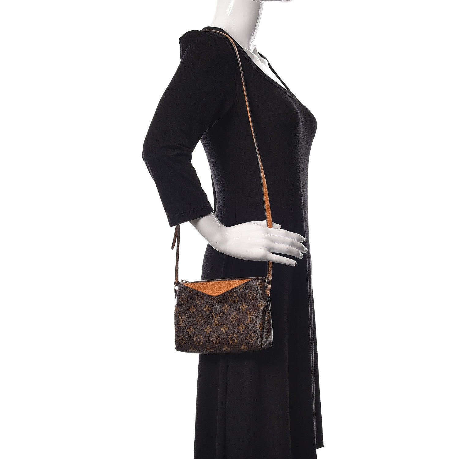 Louis Vuitton Monogram Pallas Crossbody Safran 2 of 12