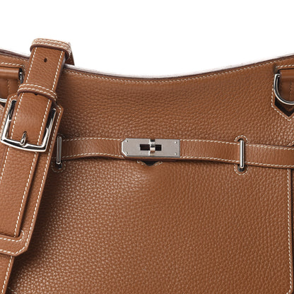 Hermes Taurillon Clemence Jypsiere 28 Gold 12 of 13