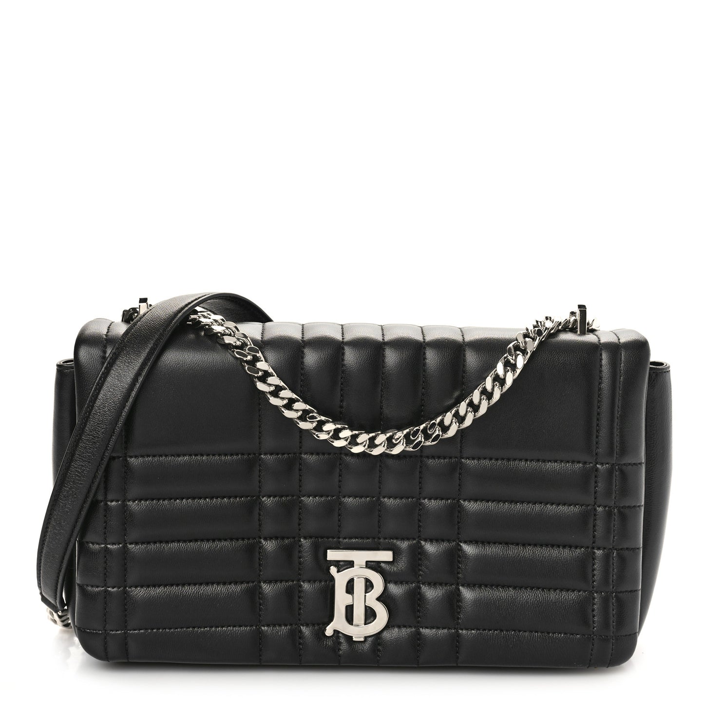 Lambskin Quilted Medium Lola Bag Black
