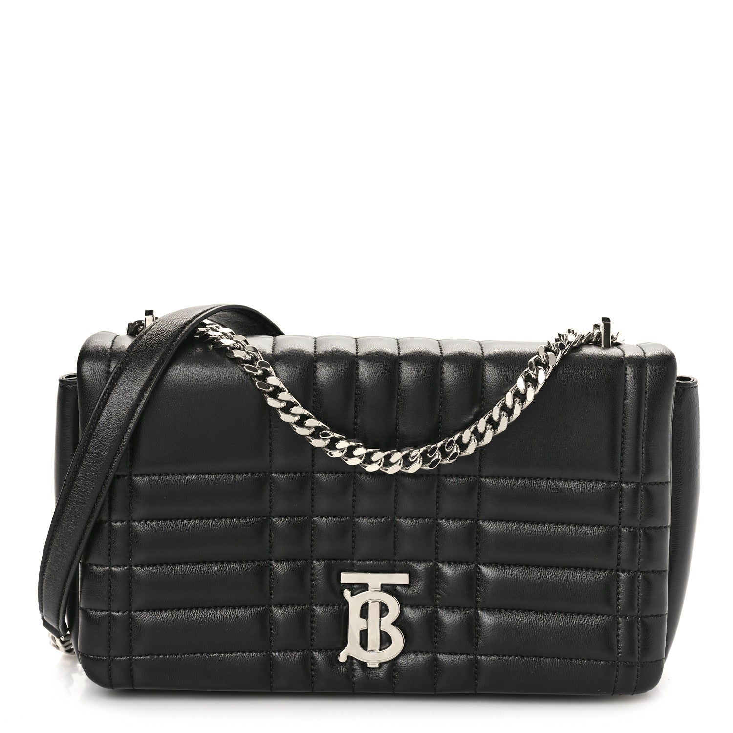 Burberry Lambskin Quilted Medium Lola Bag Black 1 of 7