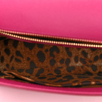 Dolce & Gabbana Dauphine Oops Patch Medium Miss Sicily Satchel Rosa Geranio 5 of 10