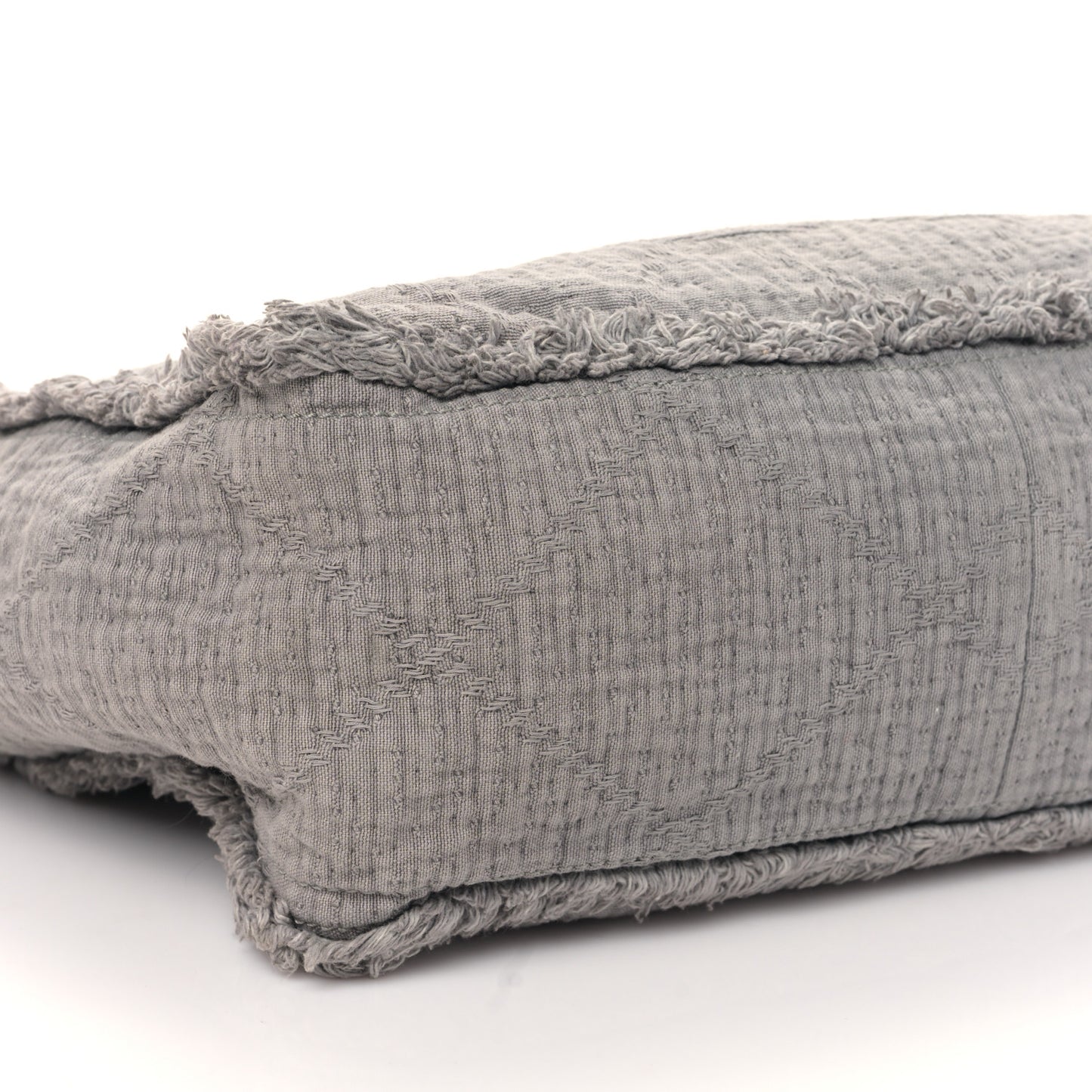 Canvas Large Double Face Shopping Tote Grey