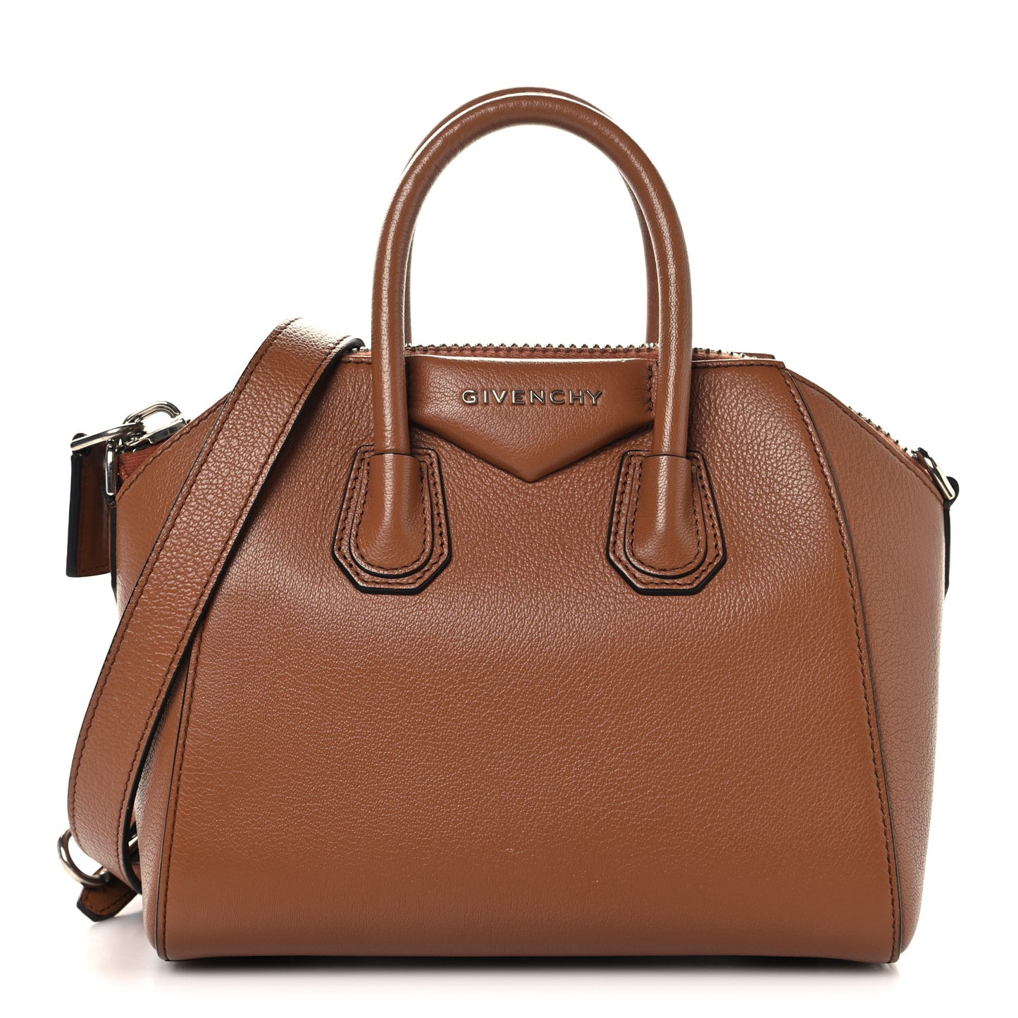 Sugar Goatskin Mini Antigona Caramel