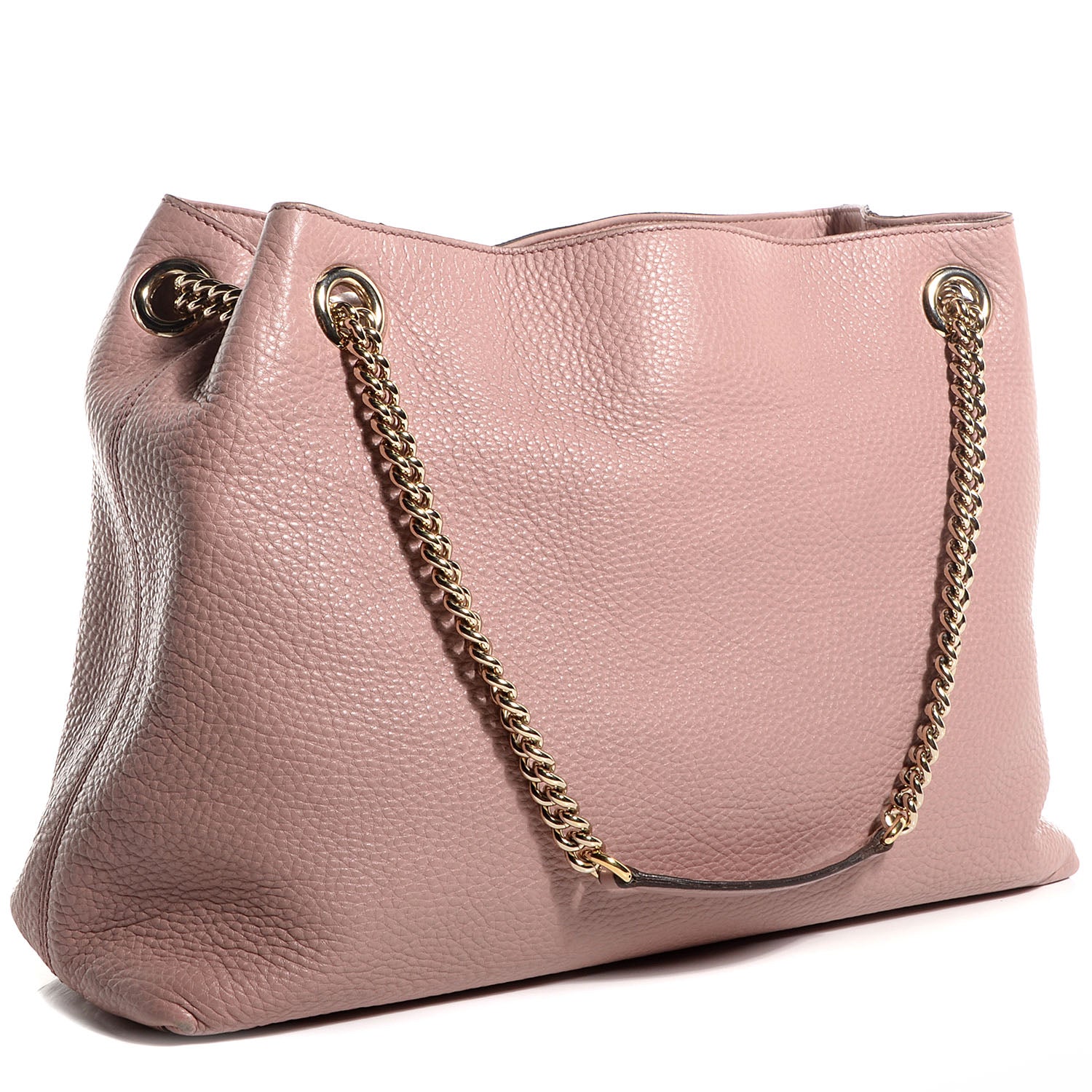 Gucci Cellarius Calfskin Medium Soho Chain Shoulder Bag Dark Cipria 3 of 8