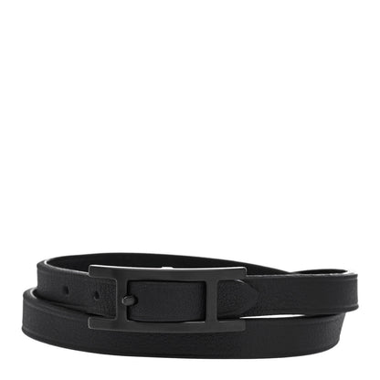 Hermes Epsom Behapi Double Tour Bracelet T5 Black 1 of 5