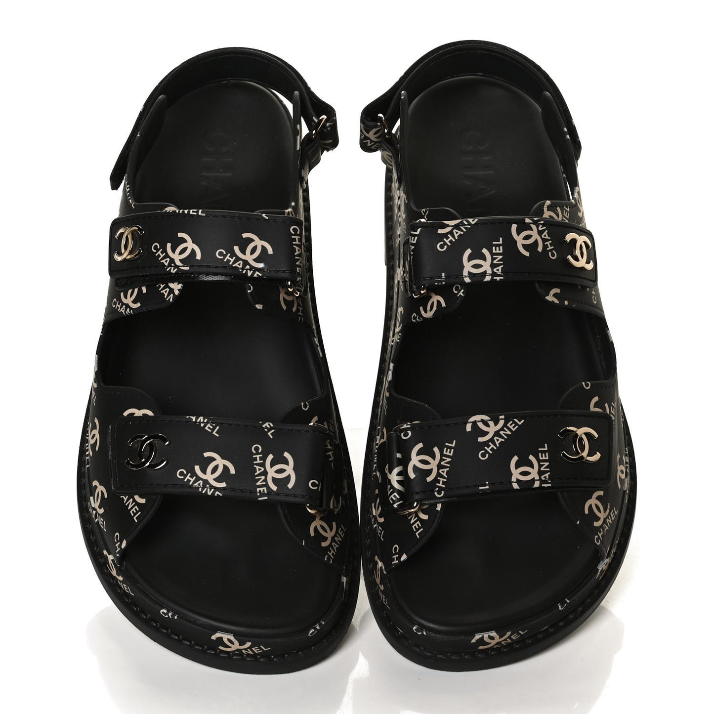 Rubber CC Dad Sandals 40 Black