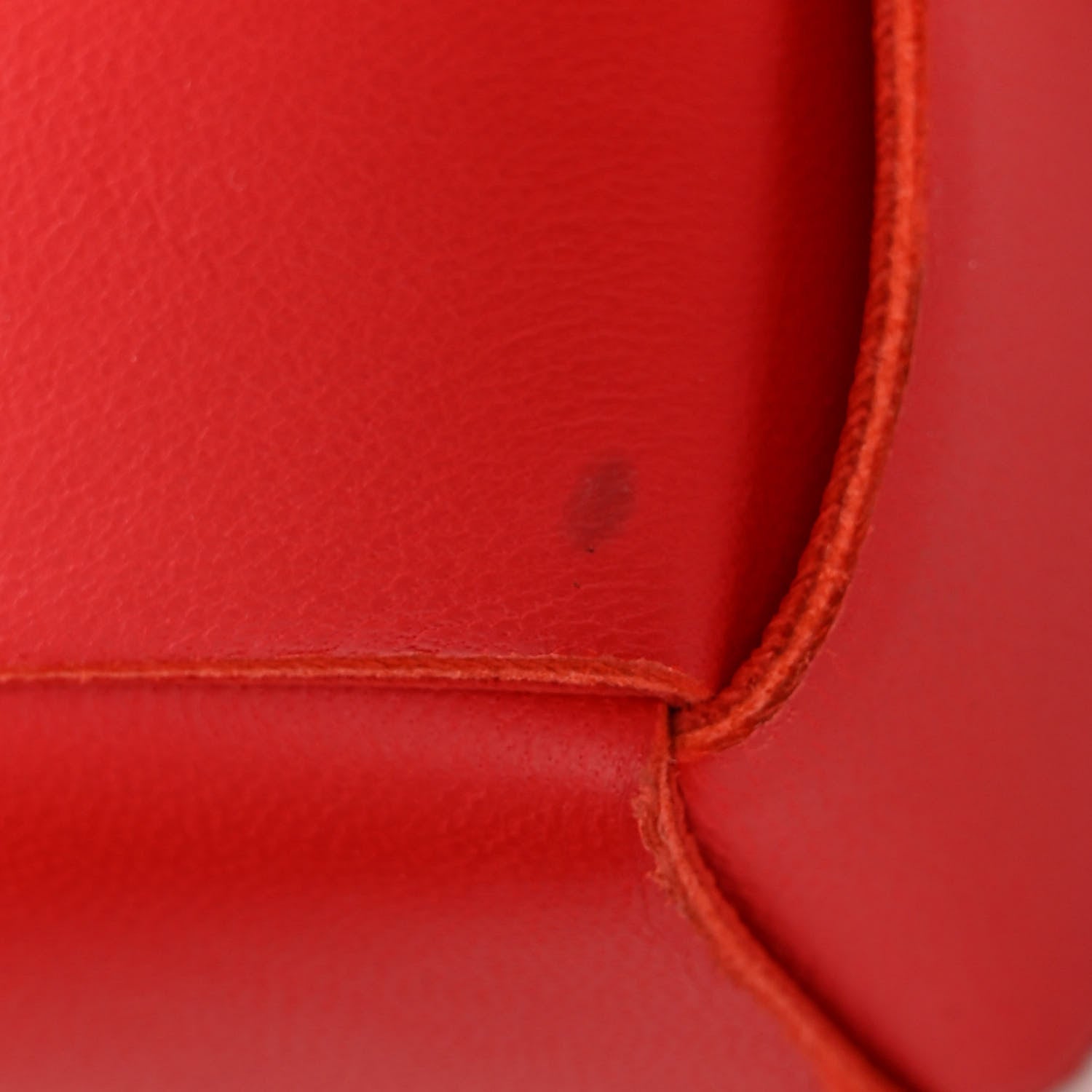 Bottega Veneta Lambskin Maxi Intrecciato Small Cassette Crossbody Bag Bright Red 10 of 11