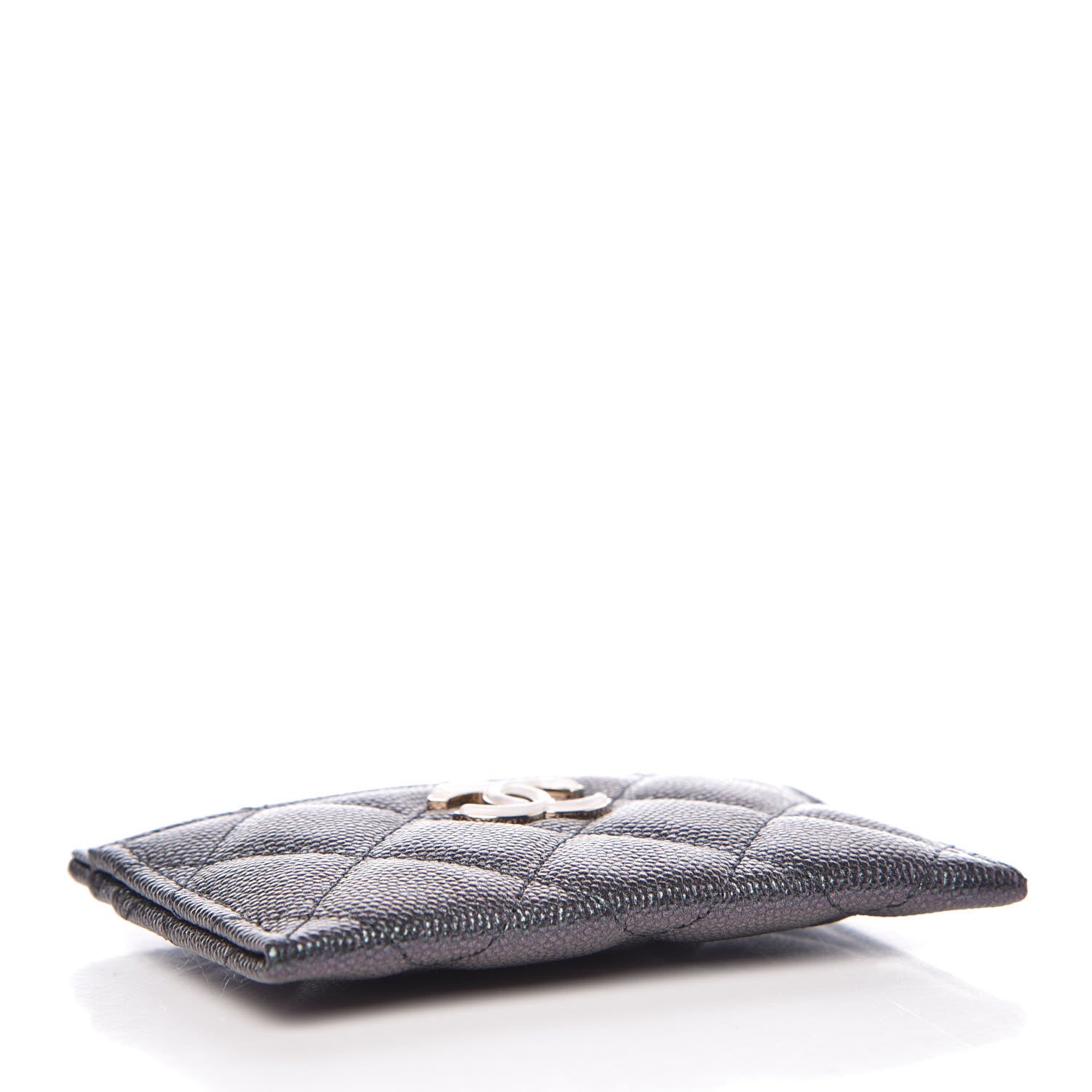 Chanel Iridescent Caviar Quilted Card Holder Black 4 of 10