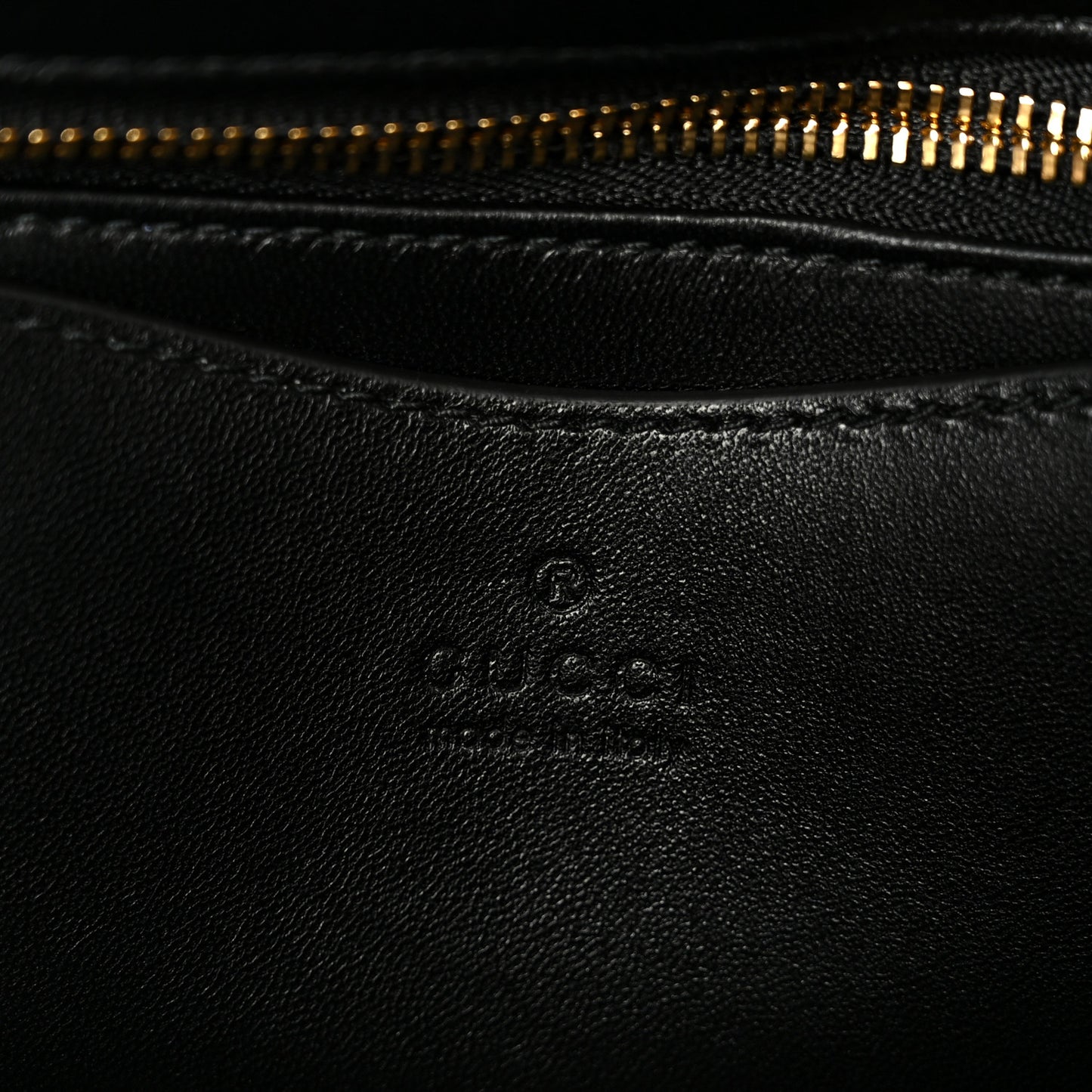 Lambskin Small GG Milano Top Handle Shoulder Bag Black