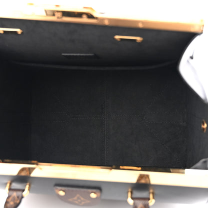 Louis Vuitton Calfskin Monogram Speedy Doctor 25 Black 5 of 14