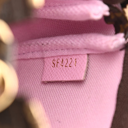 Louis Vuitton Monogram 2021 Christmas Animation Japanese Garden Mini Pochette Accessories Wisteria Pink 7 of 10