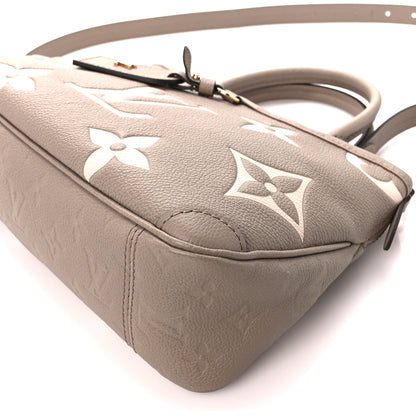 Louis Vuitton Empreinte Monogram Giant Trianon PM Tourterelle Creme 12 of 13