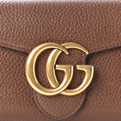 Gucci Cellarius Calfskin GG Marmont Continental Wallet Nut Brown 8 of 8