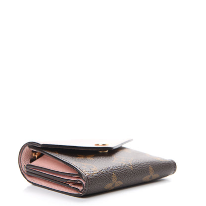Louis Vuitton Monogram Zoe Wallet Rose Ballerine 3 of 11