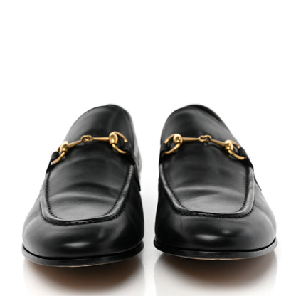Gucci Calfskin Womens Jordaan Loafers 40.5 Black 2 of 9