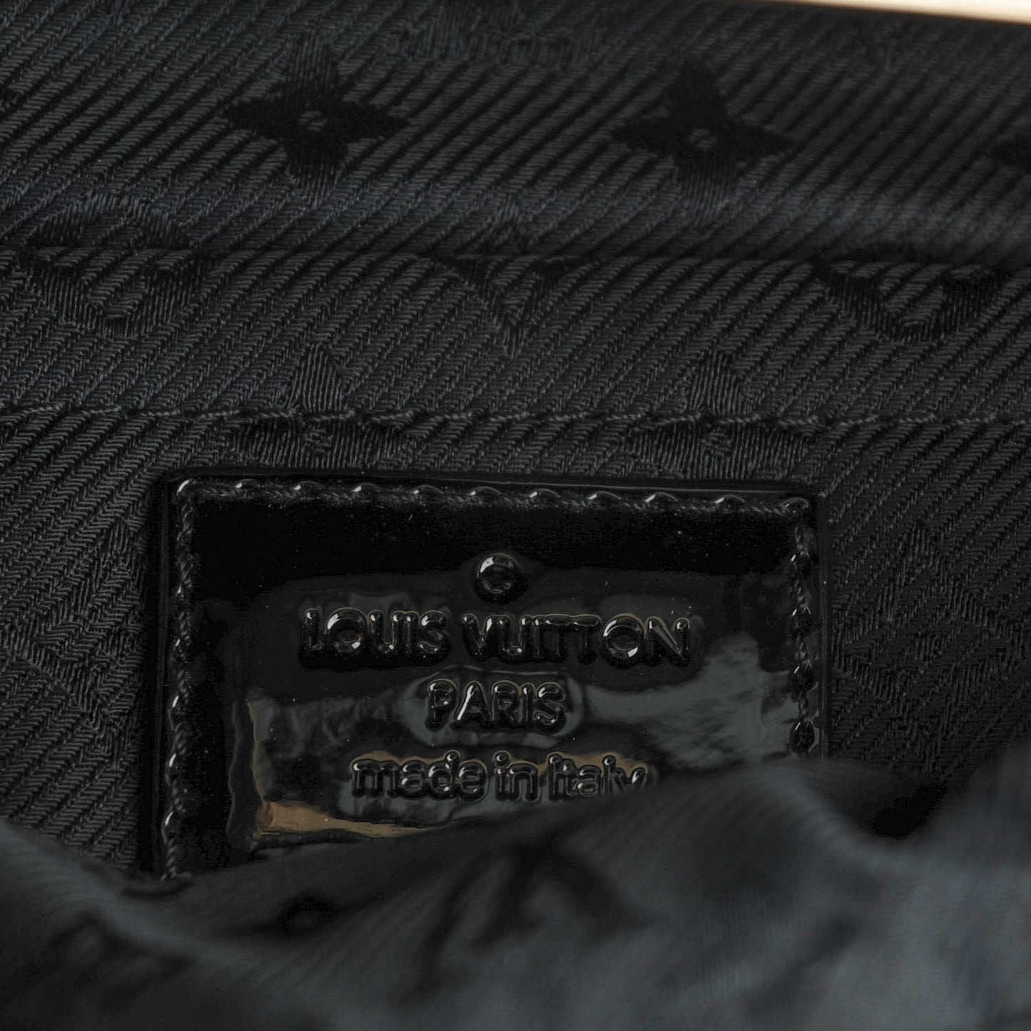 Calfskin Quilted Monogram Altair Clutch Black