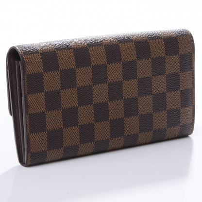 Louis Vuitton Damier Ebene Sarah Wallet 3 of 7