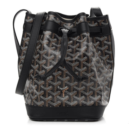 Goyard Goyardine Petit Flot Bucket Bag PM Black 1 of 8