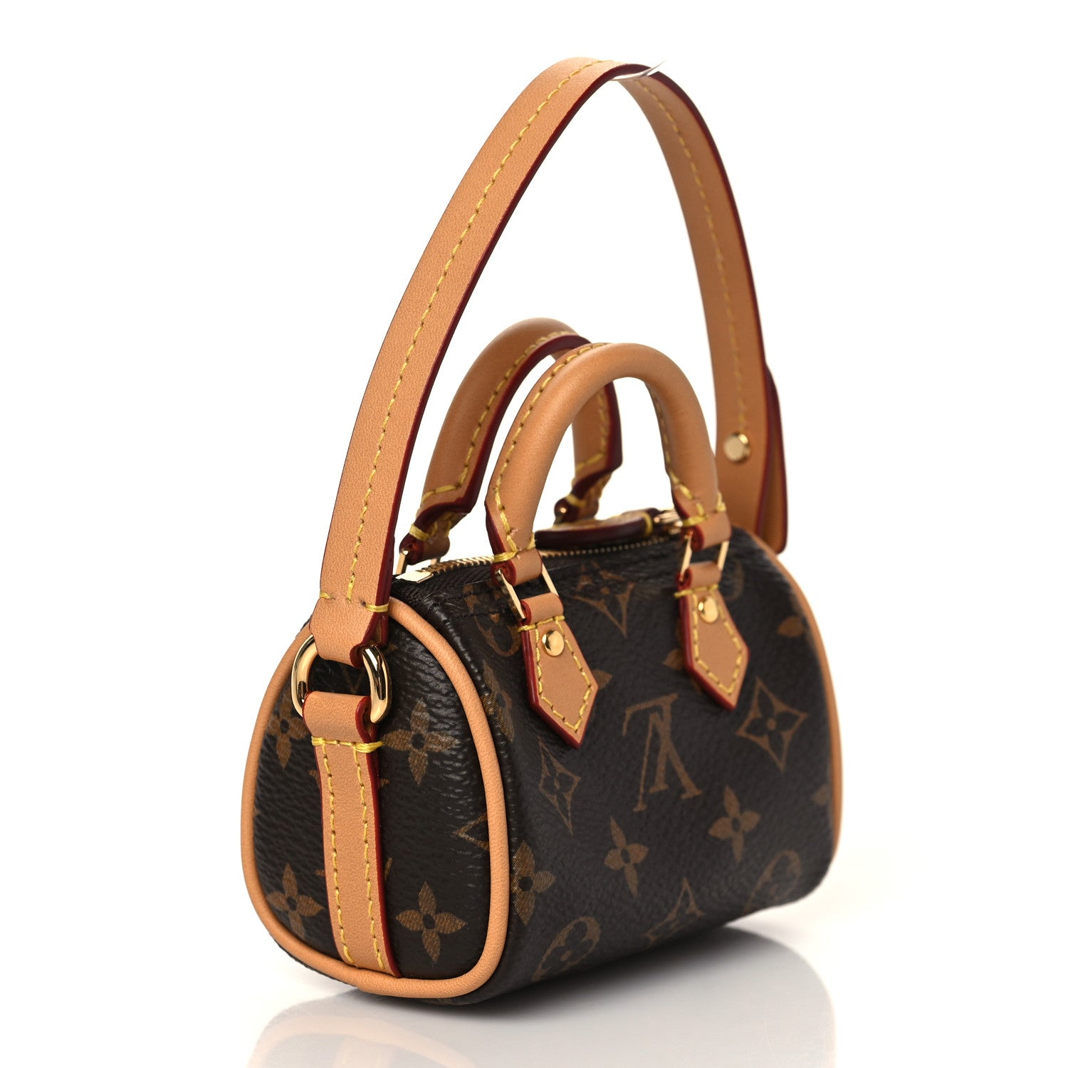 Louis Vuitton Monogram Micro Speedy Bag Charm 2 of 9