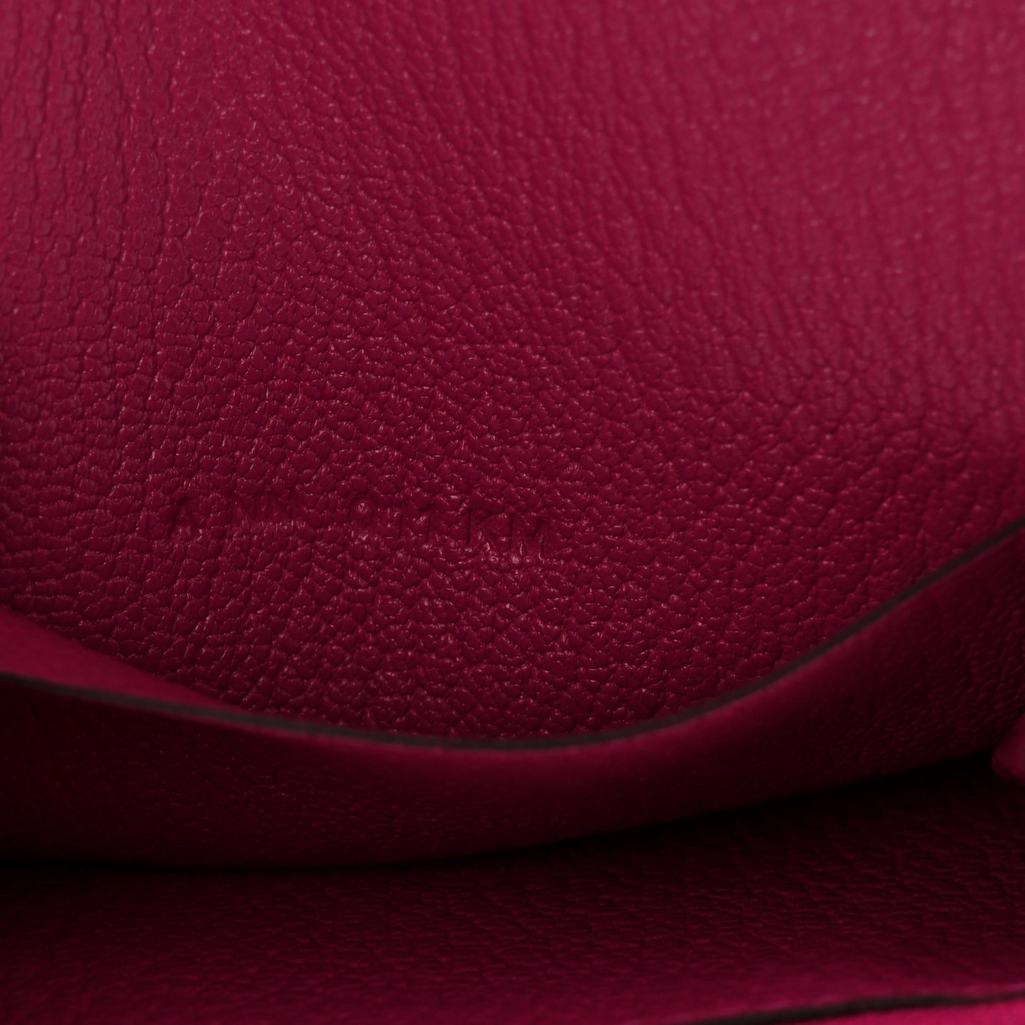 Chevre Mysore Mini Cinhetic Wallet Rose Pourpre