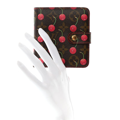 Louis Vuitton Monogram Cerises Compact Zippe Wallet 2 of 8