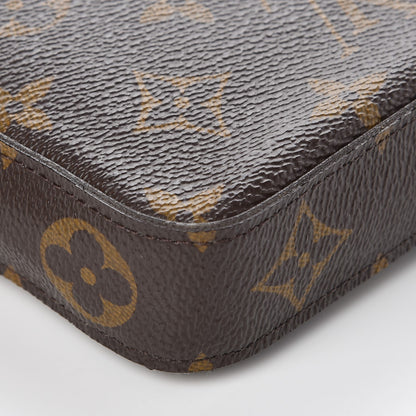 Louis Vuitton Monogram Pochette Felicie Chain Wallet Fuchsia 12 of 14