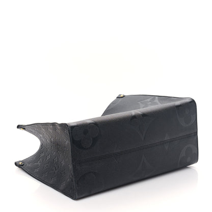 Louis Vuitton Empreinte Monogram Giant Onthego MM Black 4 of 8