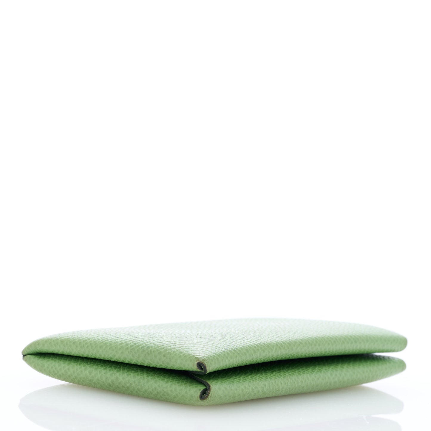 Epsom Calvi Card Case Vert Criquet