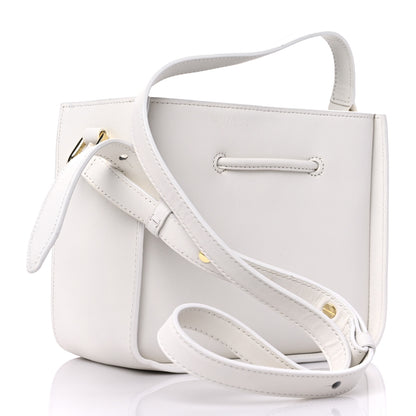 3.1 Phillip Lim Smooth Calfskin Mini Soleil Bucket Bag White 3 of 8