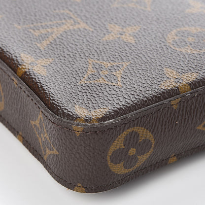 Louis Vuitton Monogram Pochette Felicie Chain Wallet Fuchsia 13 of 14