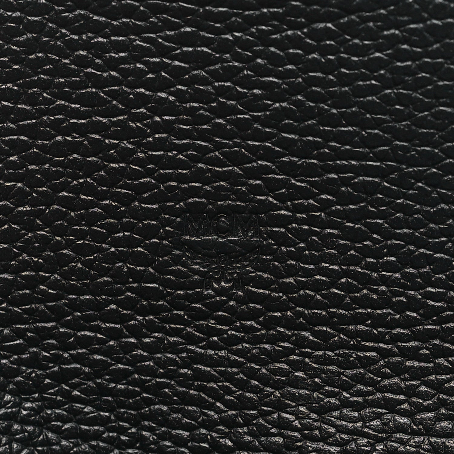 MCM Grained Calfskin Studded Large Patricia Wallet On Chain Black 6 of 11