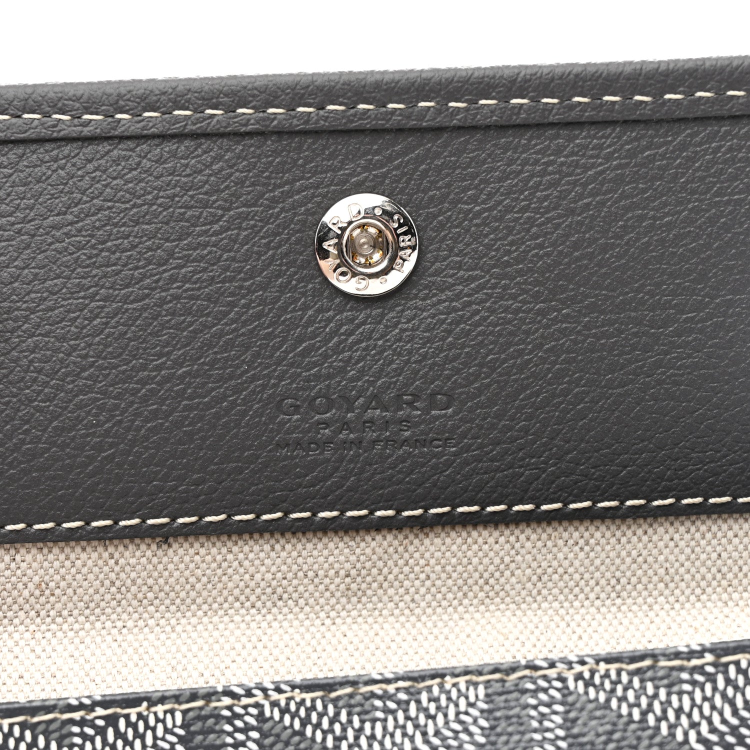 Goyard Goyardine Pouch Grey 6 of 6
