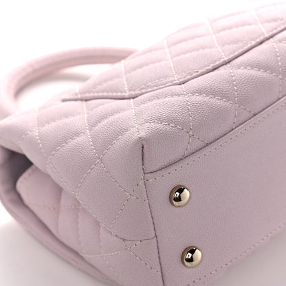 Chanel Caviar Quilted Mini Coco Handle Flap Lilas Lilac 11 of 13
